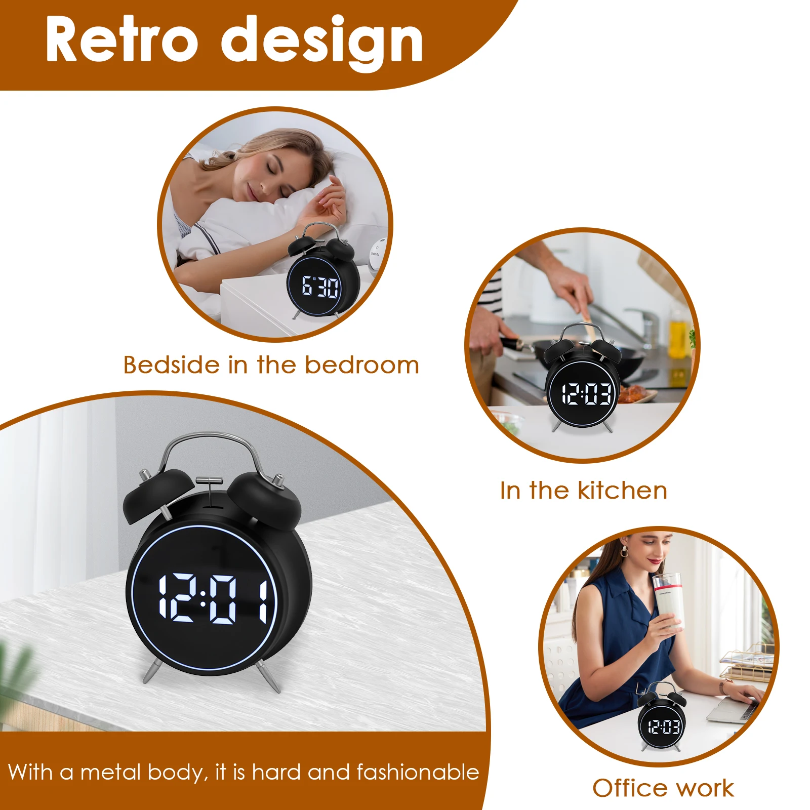 Thumbnail 4 - #24 New LED Bedside Alarm Clocks Arrivals