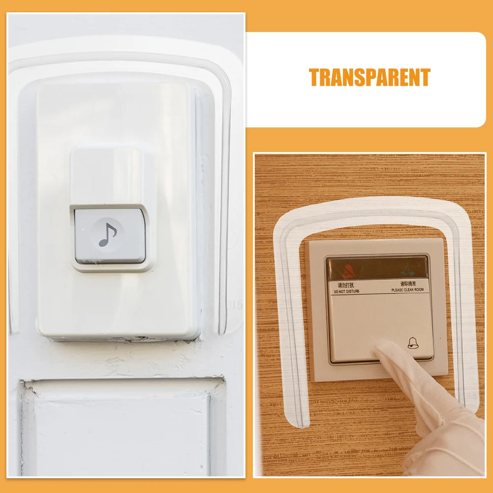 도어 액세스 제어 키패드 카드 리더기 야외 설치를위한 2Pcs 방수 출석 기계 커버 보호대