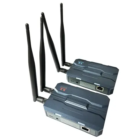 250m 1080p 4K Wireless HDMI Extender Support 150m Rj45 Ethernet Cable / VGA Audio Video Transmitter Receiver 1 To 2 3 4 Splitter