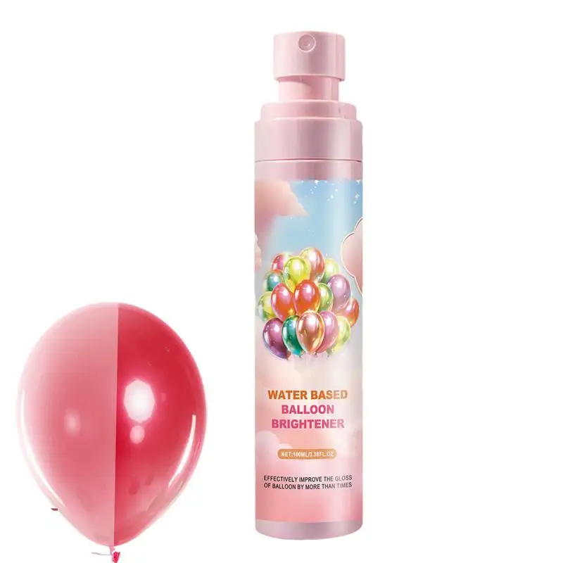 100ml Balloon Shiny Spray Anti Fading Polish Restore Atmosphere Brightener Balloon Enhance Ballon Decoration Spray Gloss Party