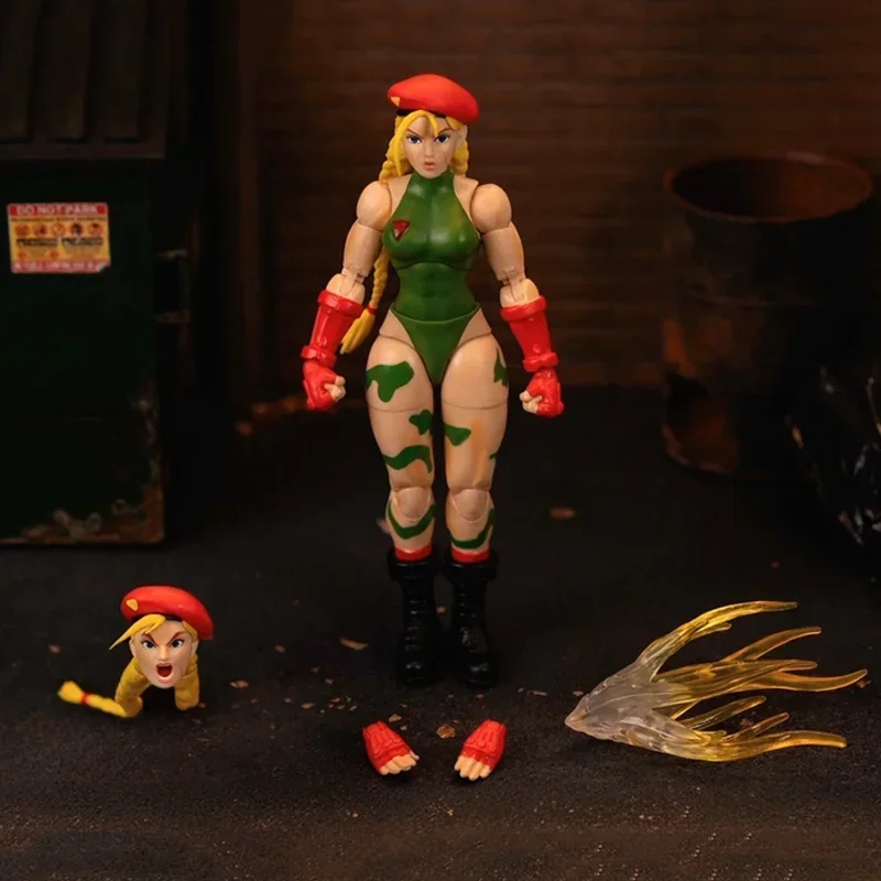 Nuevo en Stock Original Jada Street Fighter 6 figura de Anime 15cm Cammy White Guile Dee Jay figura de acción Street Fighter juguetes regalo