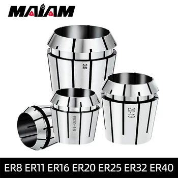 大口径チャック ER8 ER11 ER16 ER20 ER25 ER32 ER40 スプリングコレットクランプツールコレットドリルチャック CNC フライスカッター旋盤ツール