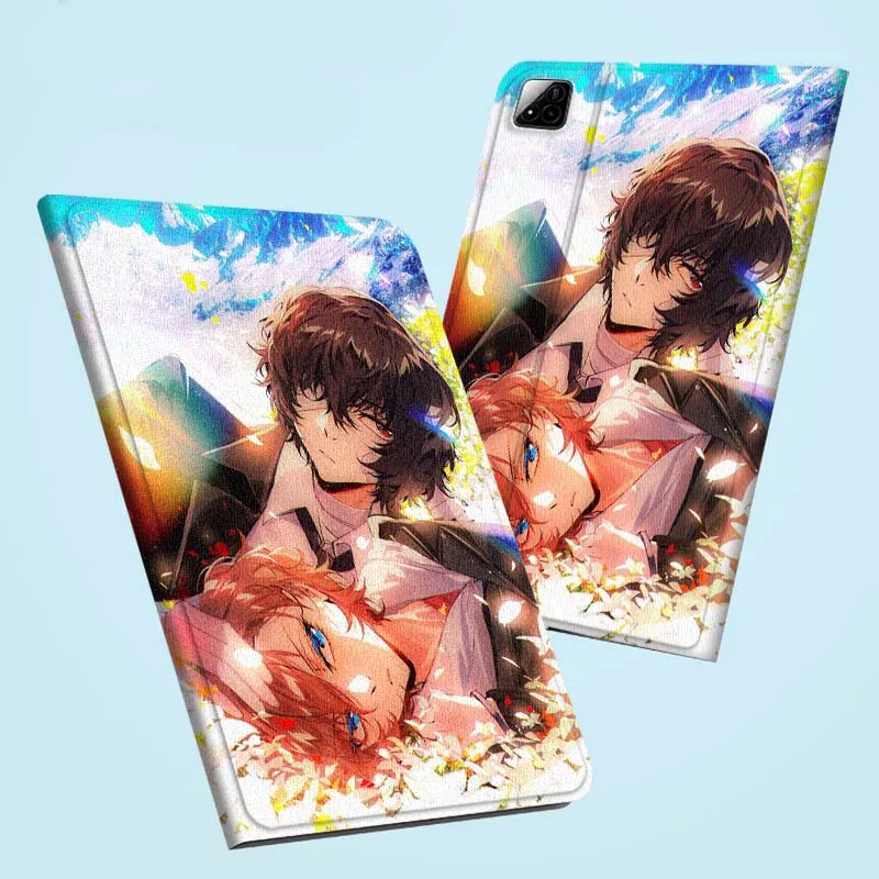 

Bungo Stray Dogs Cartoon For Xiaomi Redmi Mi Pad 4 5 6 6s 7 8 SE Pro 2 11 Plus Max 12.4 11 11.2 12.5 8.7 inch Tablet Case