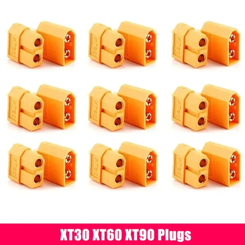 XT60 Bullet Connectors Male Female 10Pairs For RC Drone For Battery For Helicopter For Airplane For Boat Model Hobby Use