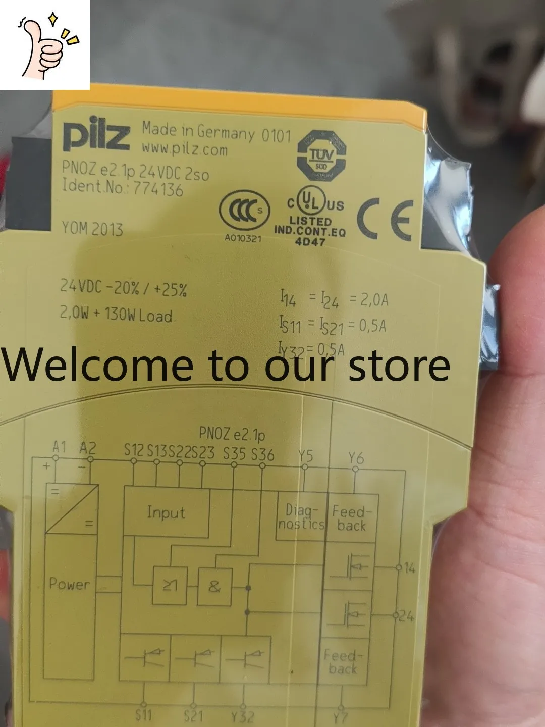 PILZ Pilz Safety Relay 774136 Project Surplus Goods, Multiple Negotiations