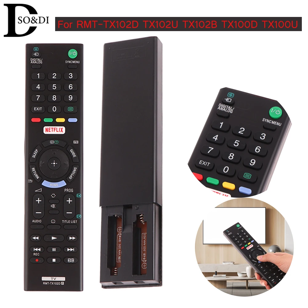 Сменный пульт дистанционного управления Smart TV для телефона, модель TX102U TX102B TX100D TX100U с кнопкой Netflix