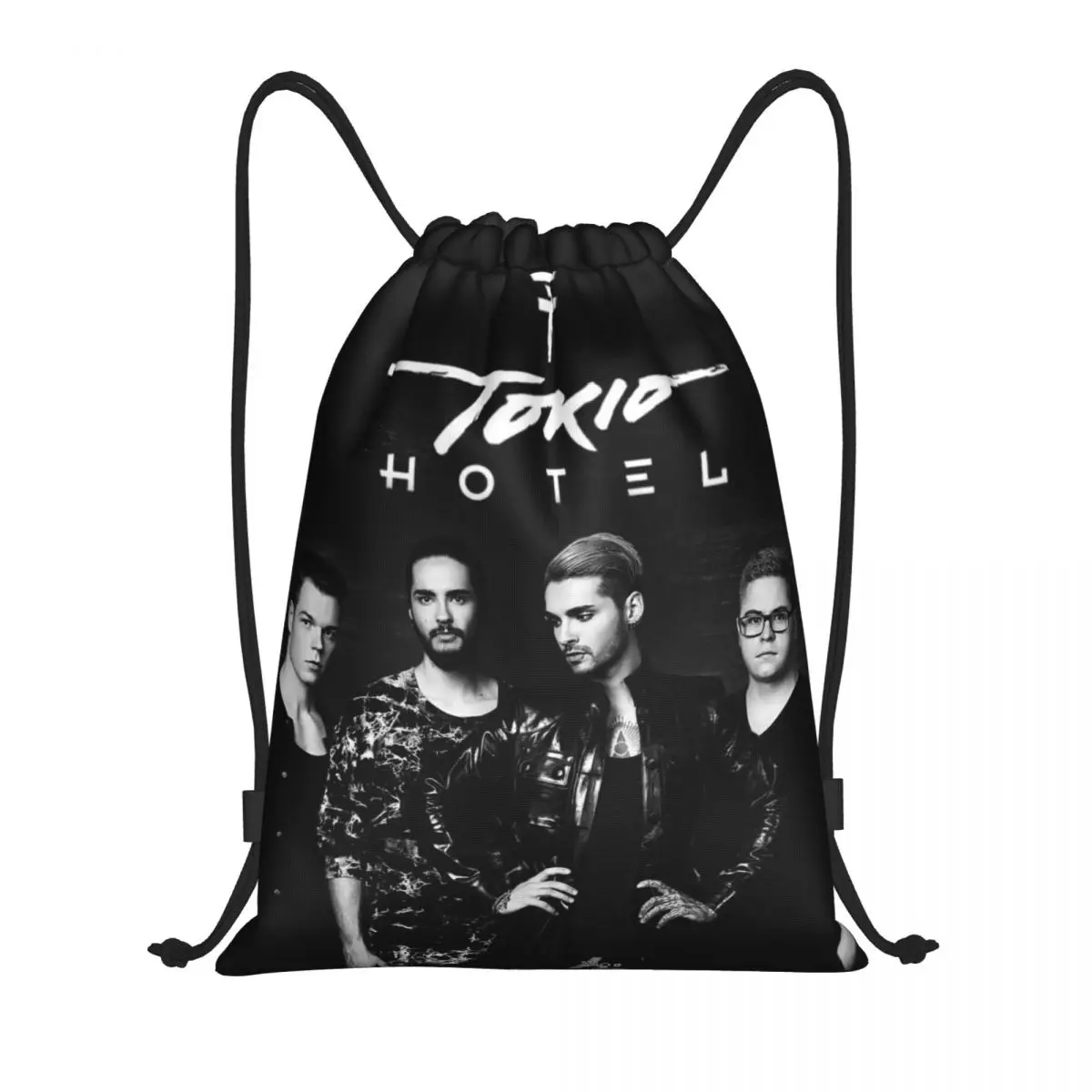 Tokio-bolsos con cordón personalizados para hombre y mujer, mochilas de Yoga para compras, banda Pop Rock, deportes, gimnasio