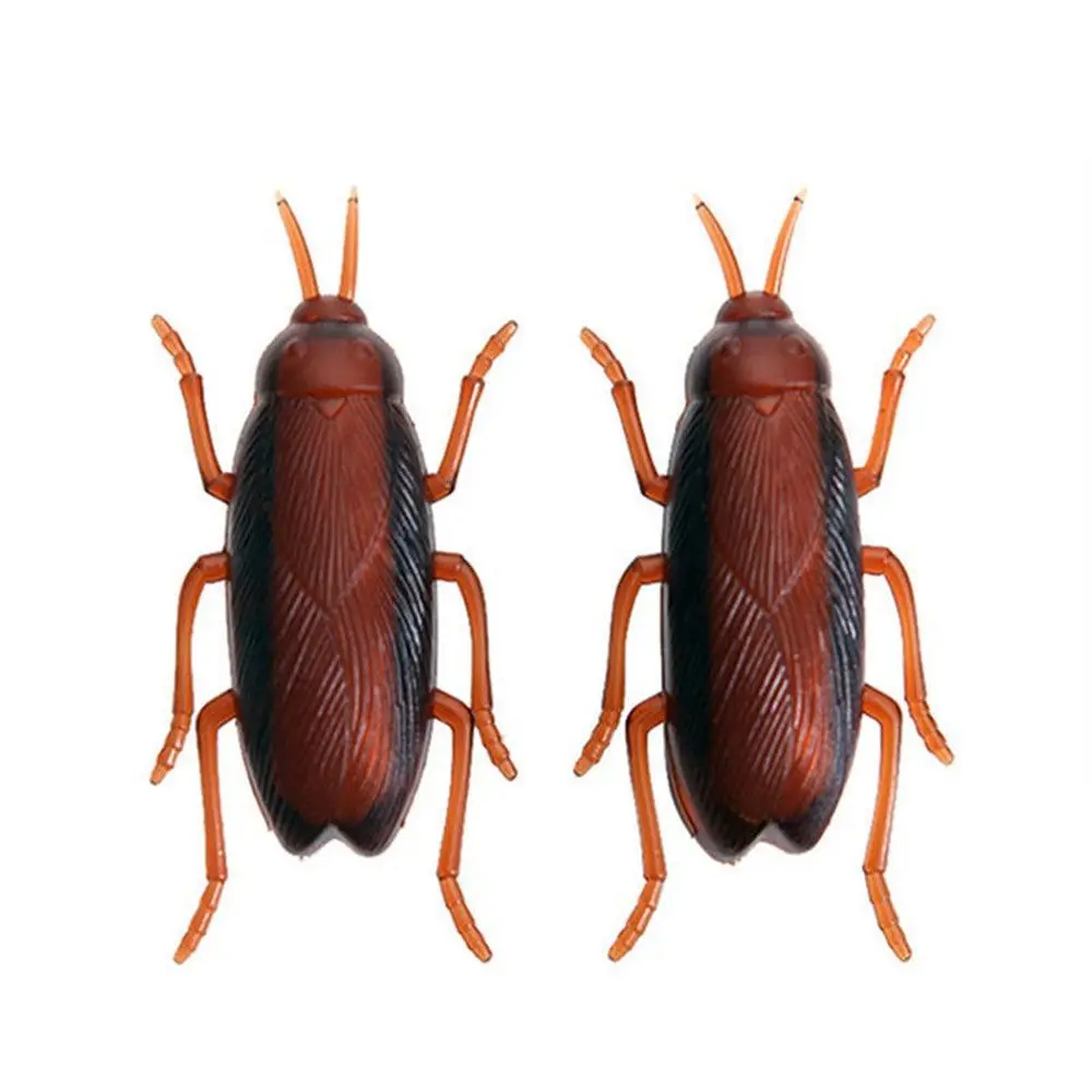 Interactive Funny Novelty Gag Toys Battery Cockroach Kids Training Play Toy