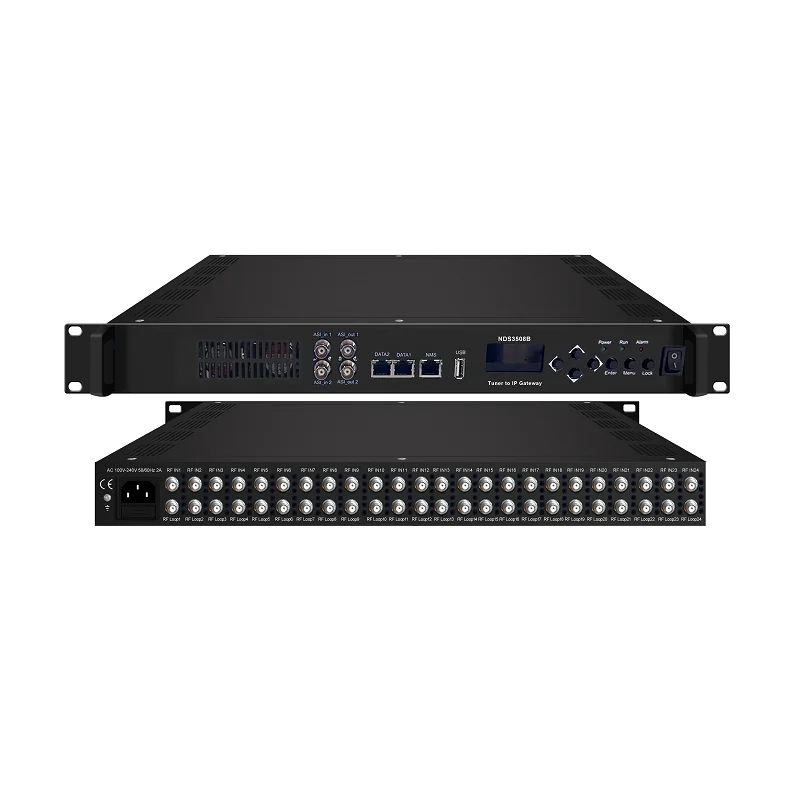 TL-3508B 8/16/24  FTA DVB- S2X/C/T2/ISDB-T Tuner+ 2 ASI+1USB Input to IP MPTS&SPTS IP Gateway Satellite Receiver Catv iptv Use