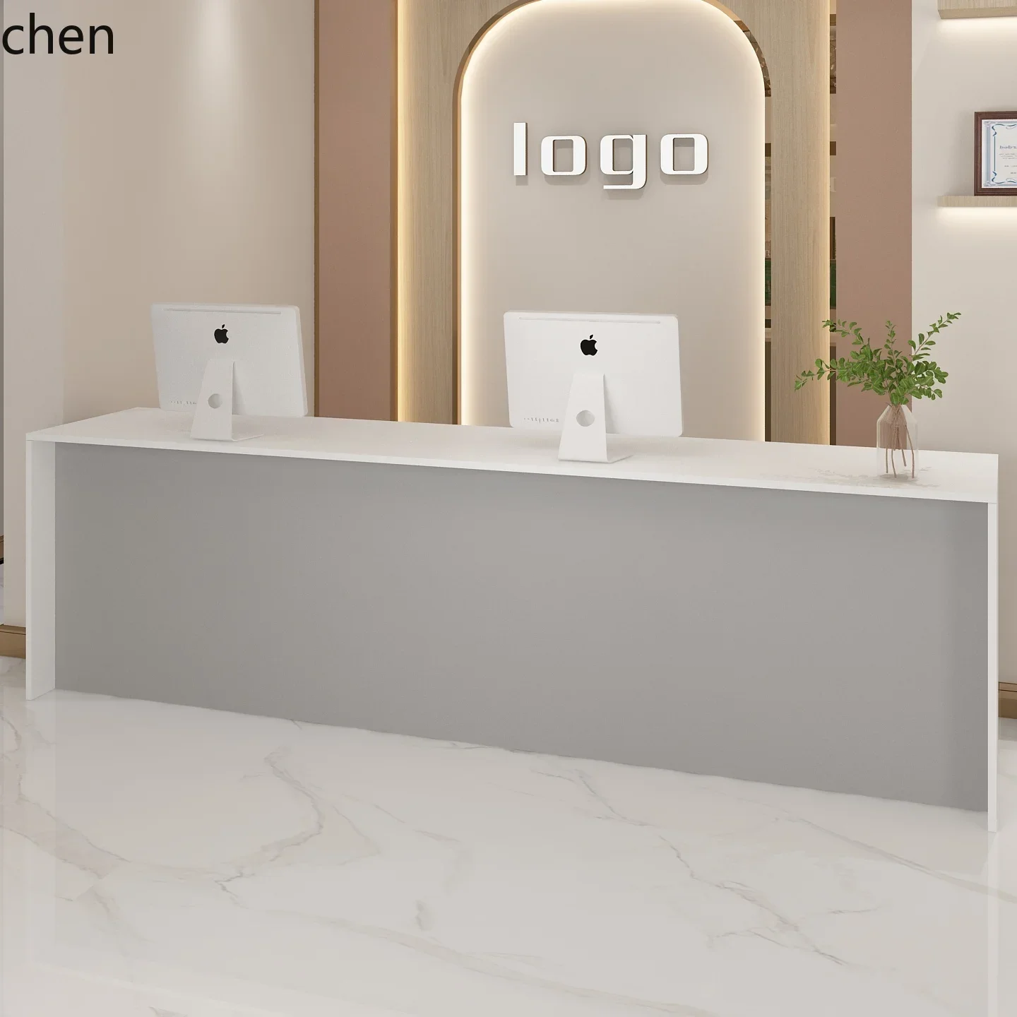 Cashier Counter Simple Modern Clothing Store Beauty Convenience Store Small Bar Counter Commercial