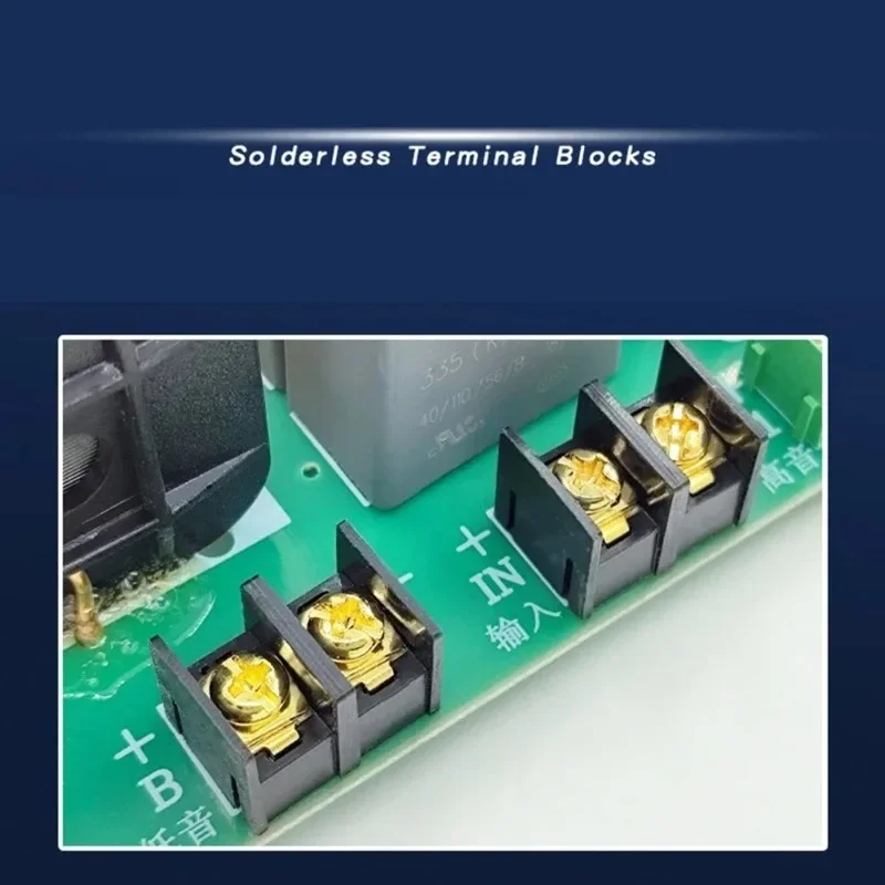 HiFi Frequency Divider 5-Channel 1000W for DIY Home Theater Speaker Treble Bass