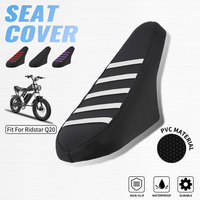 Motorcycle Seat Cover Waterproof Non-slip Particles Design PVC For Ridstar Q20 Electric Bike E-bike Scooter Bicycle Accessories