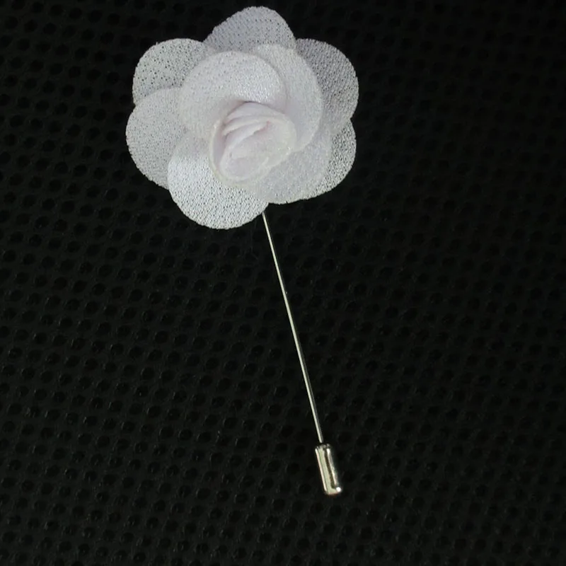 Broche florale faite à la main pour hommes et femmes, pour costume de mariage, chemise, col de Corsage, épingle à revers Rose, accessoire de bijoux en cadeau