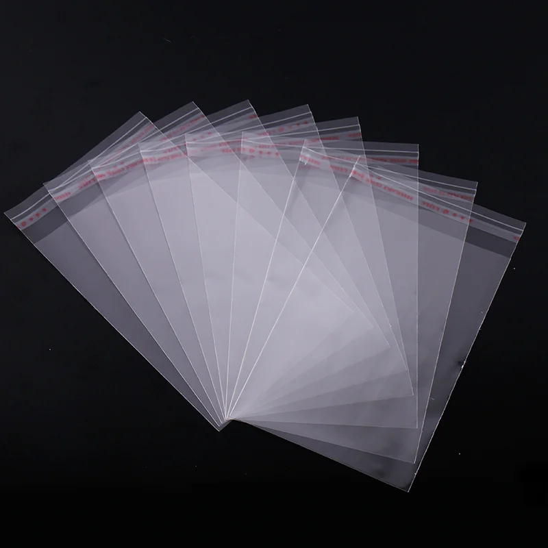 

300pcs OPP self sealing transparent plastic bag cellophane self-adhesive packaging jewelry candy cookies gift packaging bag