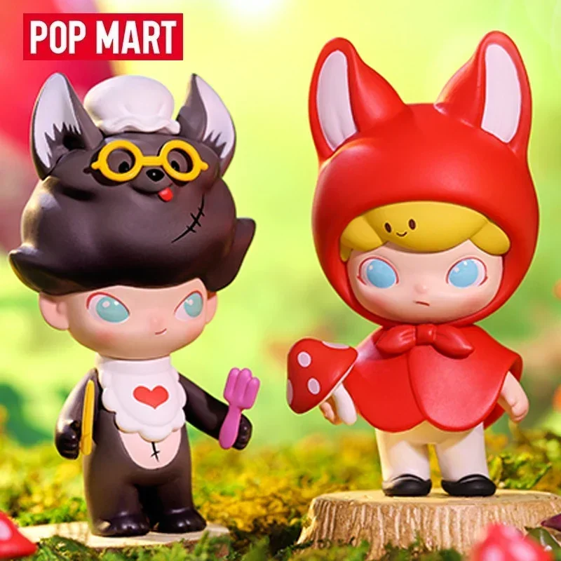 Caja ciega de la serie de cuento de hadas Pop Mart Dimoo, bolsa de adivinación, caja misteriosa, juguetes, figura de Anime, muñeca cortada, adornos de escritorio, colección de regalos