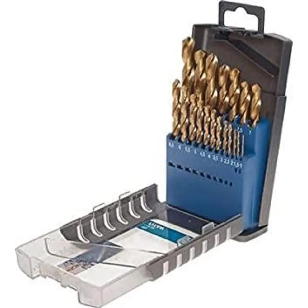 

Набор промышленных титановых сверл, 19 предметов, незаменимый в наборе инструментов