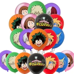 My Hero Academia Balloons Latex Balloon Cartoon Figure Birthday Decoration Round Balloon Party Favors Party Supplies Gifts Toys