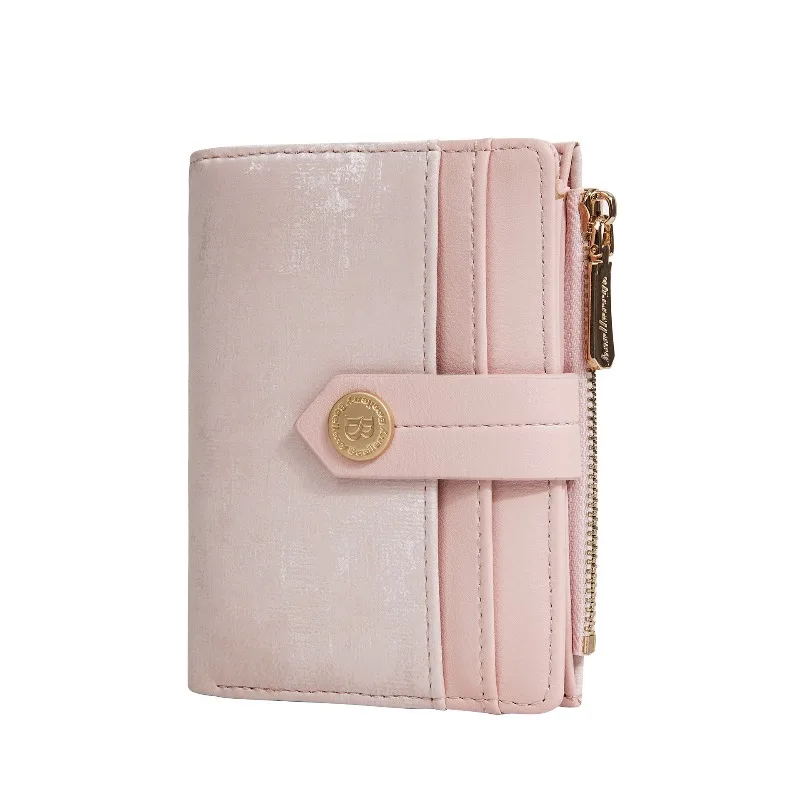 Baellerry Ladies' Short Wallet Card Holder Zipper Bag Coin Purse Button Large Capacity Wallets for Women Gift