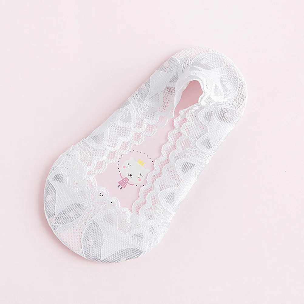 

3Pairs Ultra Low Socks Girl Anti-Slip Invisible Ankle Socks Soft Breathable Footwear Perfect for Sneakers Loafers Daily Wear