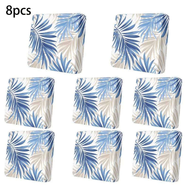 1/2/3/4 Seater Patio Stretch Sofa Cushion Cover Outdoor Cushion Cover Replacement Patio Furniture Slipcovers Chair Seat Cover