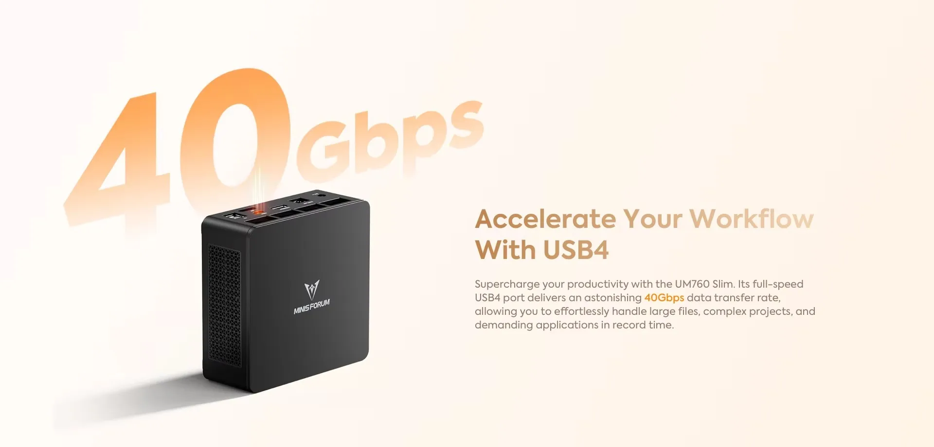 MINISFORUM Mini PC Gamer UM870 Slim AMD Ryzen 7 8745H R5 7640HS USB4.0 2*DDR5 2*PCIE4.0 2.5G LAN Windows 11 Mini Computer WiFi6E