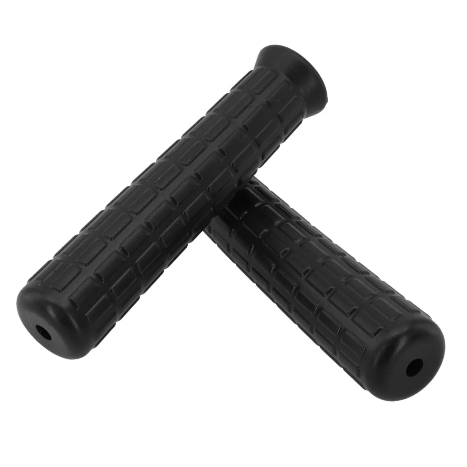 Non Slip Rubber Handle Cover Set for Wheelbarrow Round Tubes 114mm and 122mm Lengths Fits Common Garden and Models