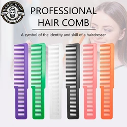 Plastics Comb Professional Dual Purpose Salon Hair Hairdressing Anti-static Barbers Comb Ultra Thin Hair Brush Styling Tools
