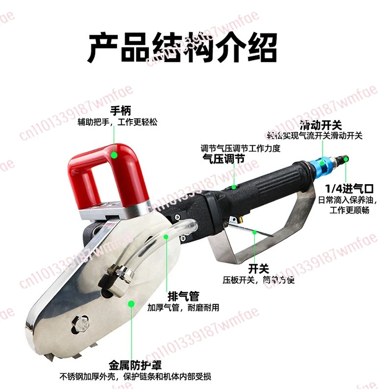 Powerful Handheld Pneumatic Vacuum Cleaner Peeling Machine for V8 Carton Waste Paper in Carton Factory