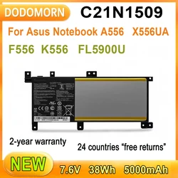 NEW C21N1509 Laptop Battery For ASUS Vivobook X556UA X556UB X556UF X556UJ X556UQ X556UQK X556UR X556UV F556U F556UA 38WH 5000mAh