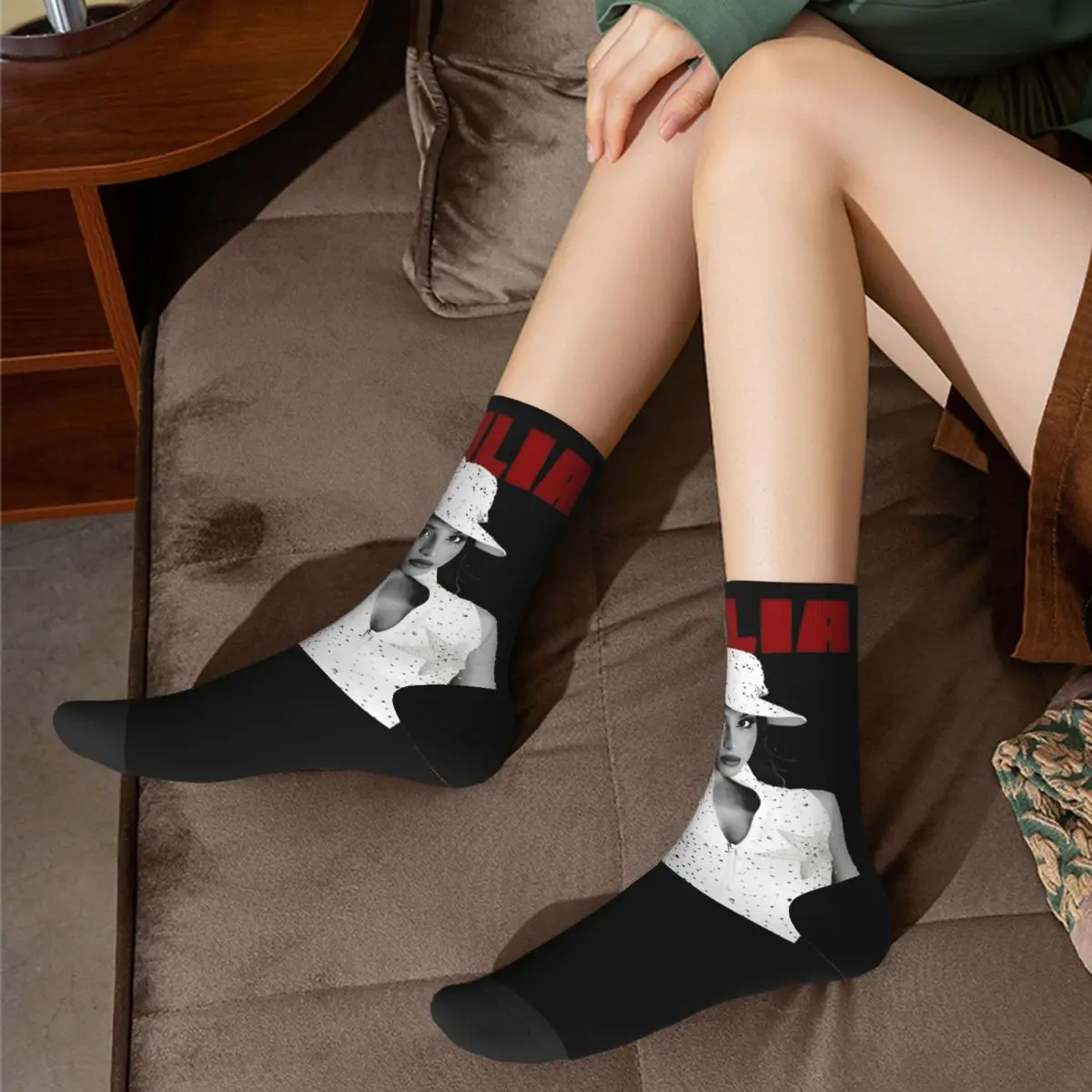 Happy Funny Male Men Socks Crazy EMILIA MERNES Music Sock Sport Women Socks Spring Summer Autumn Winter