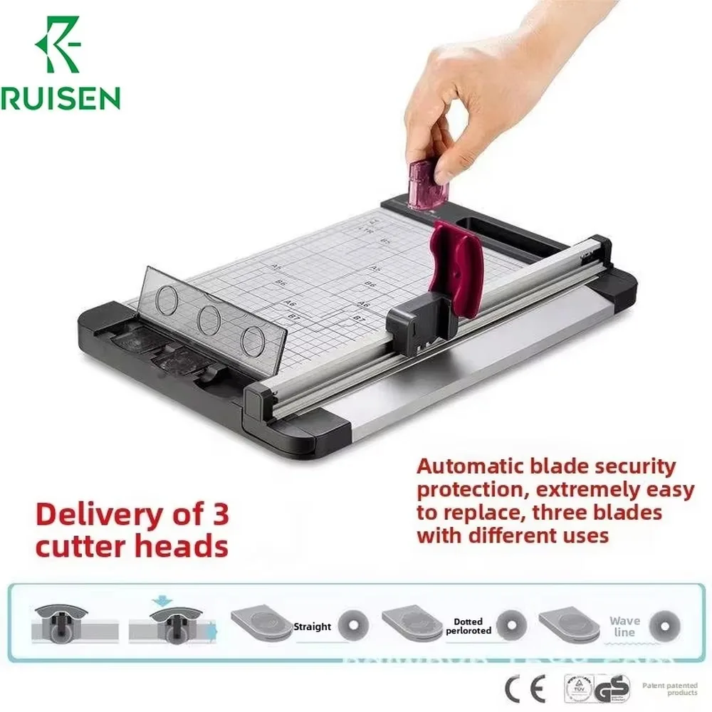 Professional 959-3 B4 A3 A4 Manual Paper Cutter Trimmer with Safe Cutting Blade for Photo Paper Trimming