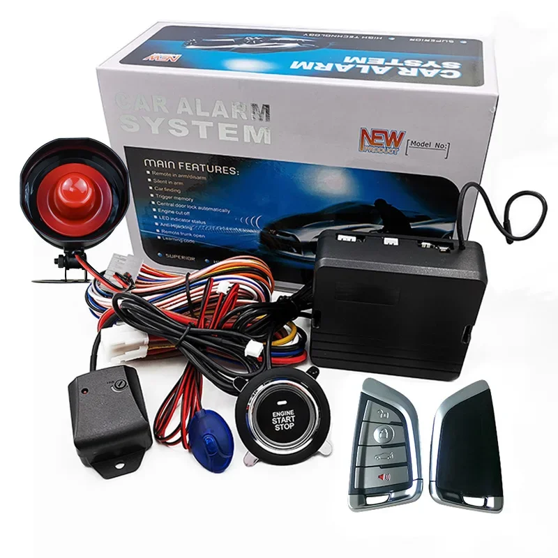 

New Bluetooth car control, car anti-theft device, remote control start, vibration alarm modification, one-click start