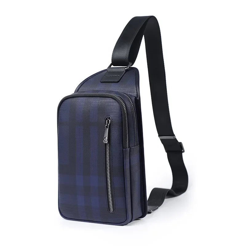 

Luxury chest bag New chest bag men's casual retro diagonal small bag men estbag Young casual