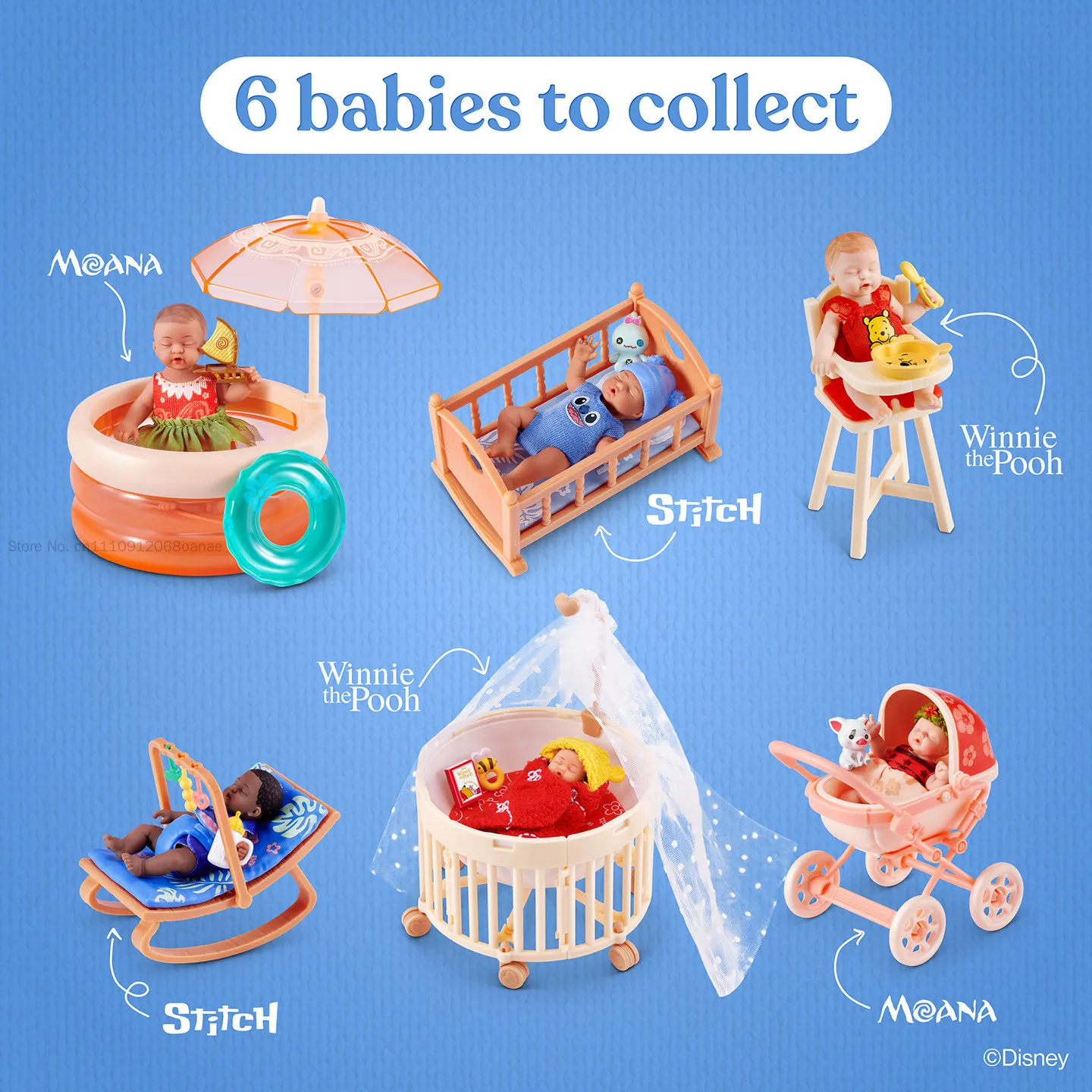 ZURU My Mini Baby Disney : Min - Baby Nursery Dolls avis et prix