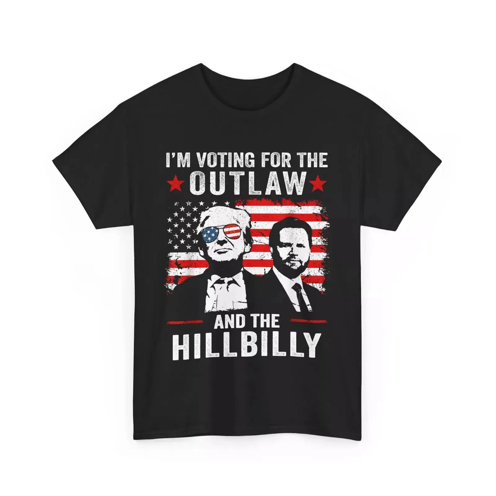 Trump I'm Voting For The Outlaw And Hillbilly Trump Vance T-Shirt