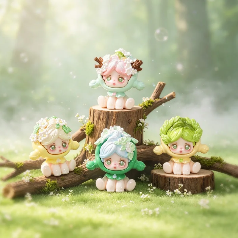 Nuonuo Forest Whisper Serie Bohnenfiguren, DIY-Dekorationszubehör, Exquisite Mini-Ornamente für Auto und Schreibtisch, Geschenkidee – Detail 8