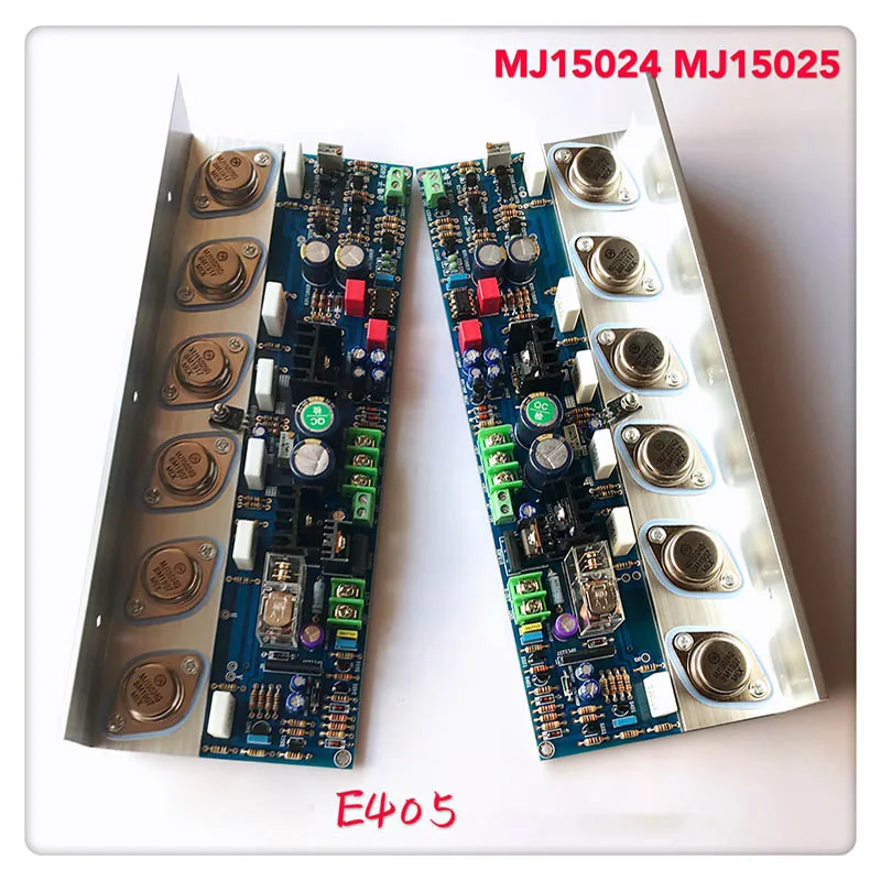 2pcs E405 Stereo Dual Channel HiFi Audio Amplifier Board Reference Accuphase Circuit Power AMP