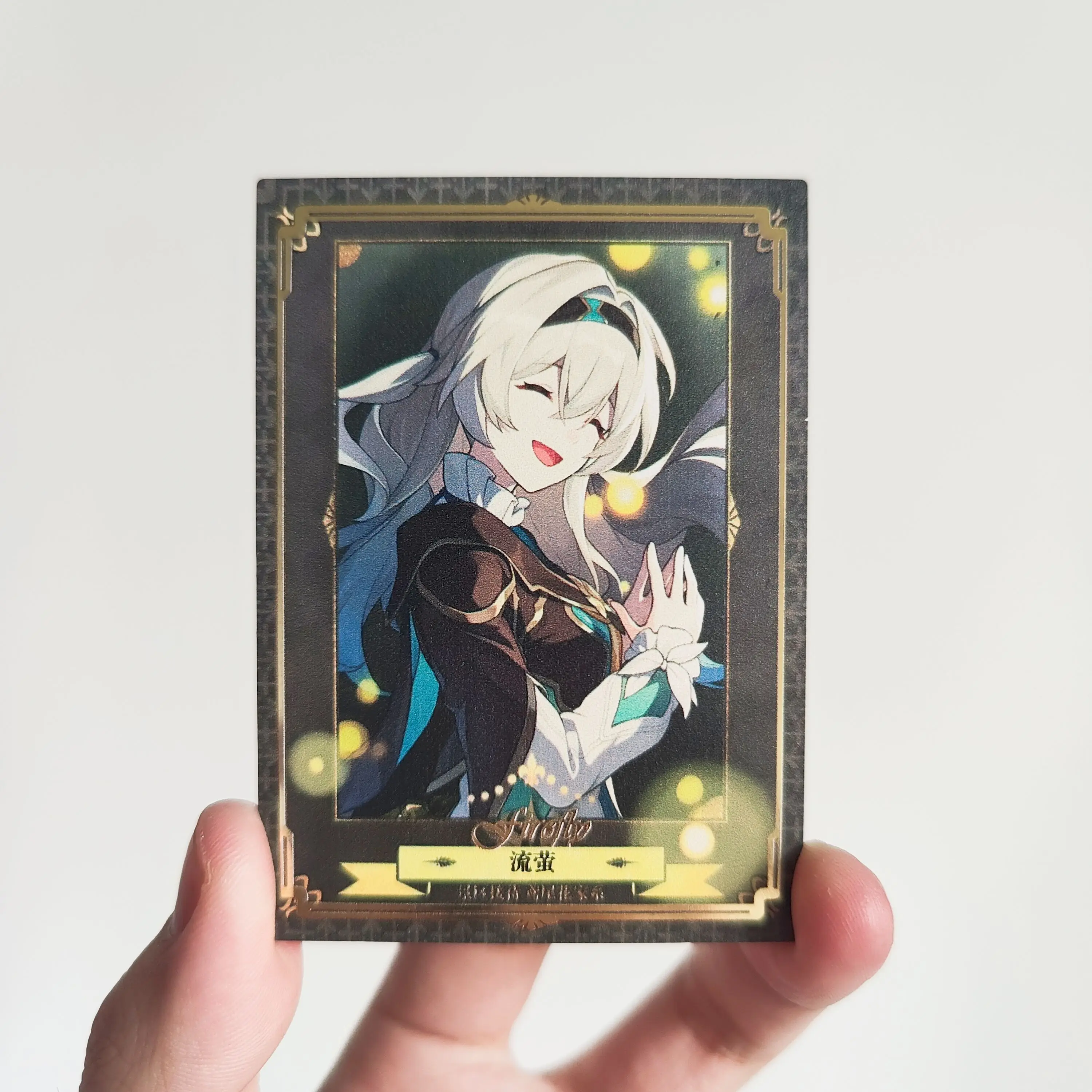 Diy Self Made 63X88Mm Honkai: Star Rail Acheron Firefly Gold Card Collection Card Aventurine Game Anime Card Gift Toys