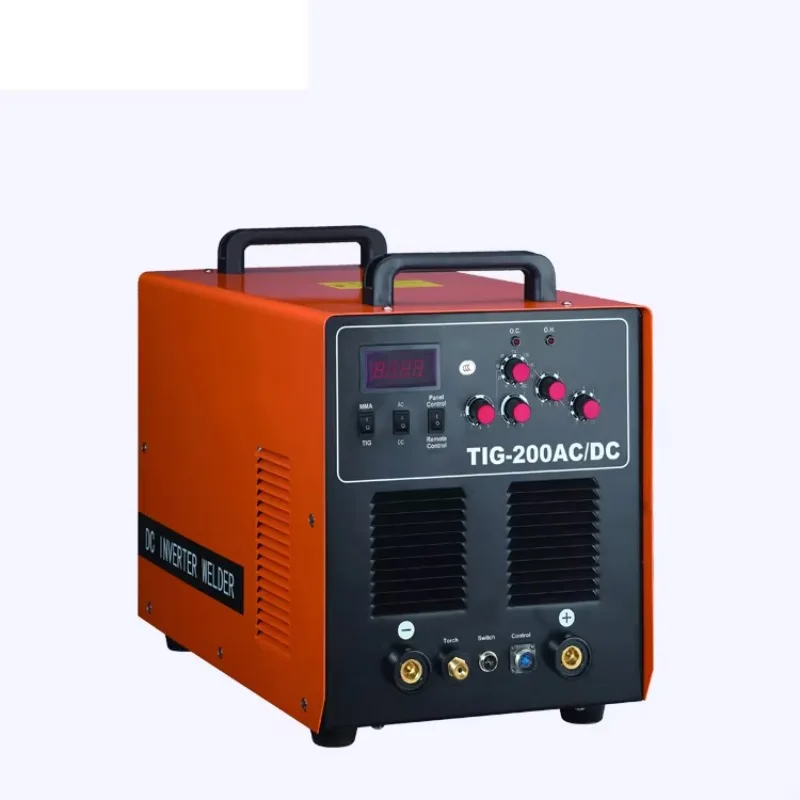 Ac Dc Argon Gas Welding Machine 200a Inverter Welder TIG-200 Design Portable Digital Control Igbt Tig Mma Aluminum New AC Motor