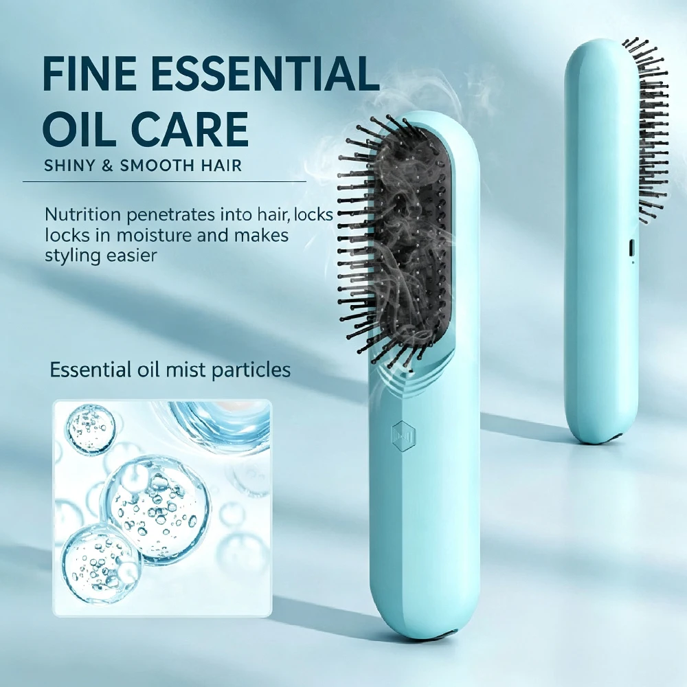 Расческа с отрицательными иона – обзор и цена Hair Care Essential Oil Atomizing