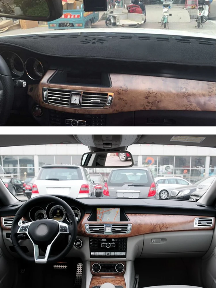 For Benz CLS 300 500 550 320 C218 X218 C219 W219 Dashmat Dashboard Cover Instrument Panel Insulation Sunscreen Protective Pad