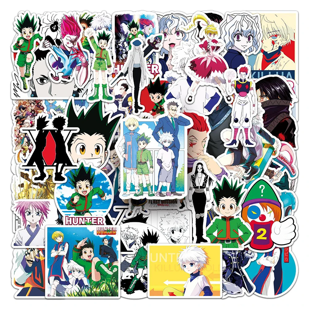 

10/30/50pcs Hunter X Hunter Gon·Freecss Waterproof Anime Graffiti Stickers Decals Cute Japanese Manga Cartoon Sticker Kids Gifts