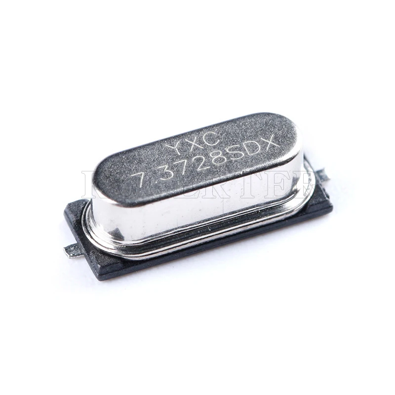 10Pcs SMD Passive Crystal Oscillator/HC-49SMD 7.3728MHz 20ppm 20PF X49SM73728MSD2SC