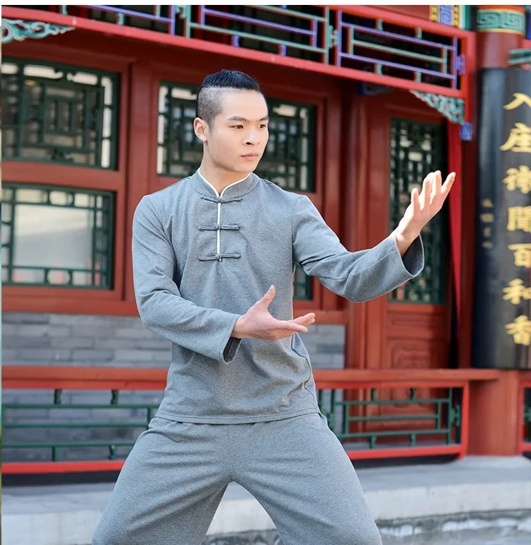 Cotton Kung Fu Tai Chi Clothing Breathable Martial Arts Clothes Taijiquan Wushu Uniform Chinese Style 2024 New Style