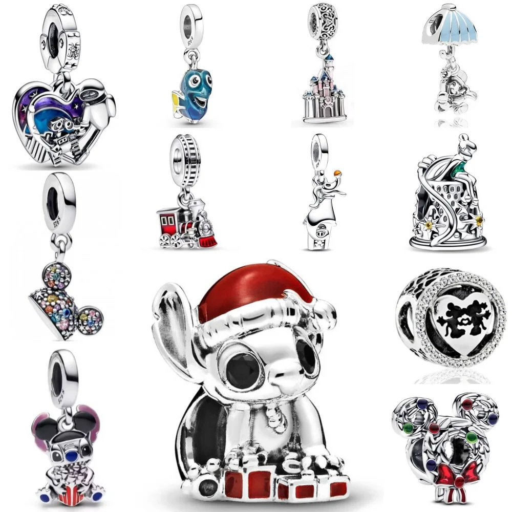 New 925 Silver,Cute Cartoon Dog,Pumpkin,Car,Headband Bead Pendant Fit Original Bracelet DIY Accessories Exquisite Jewelry ﻿ - view 5