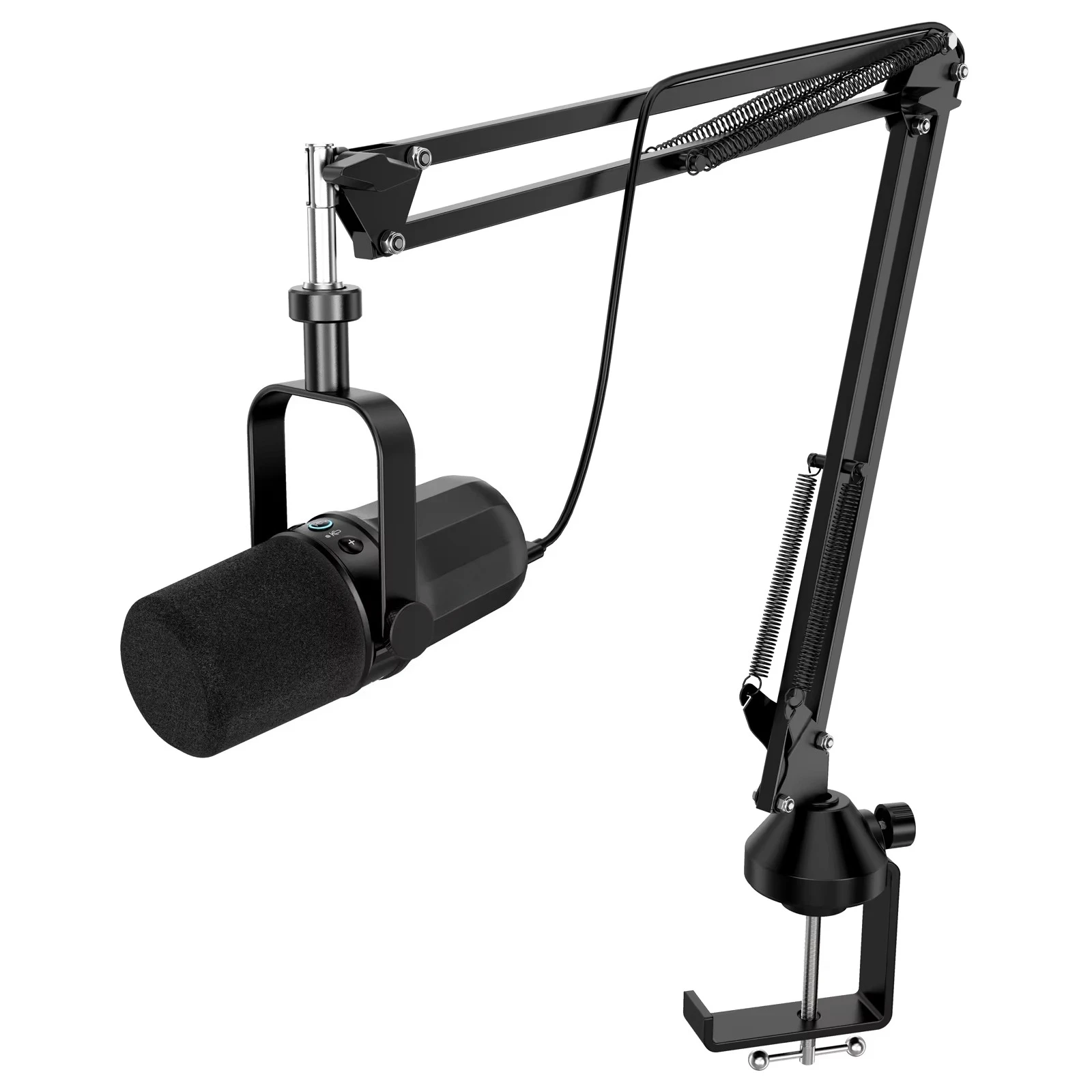 Microphone Cantilever Stand Desktop Capacitor Mic for Podcasts FDUCE New Profissional USB TYPE-C&XLR Dynamic