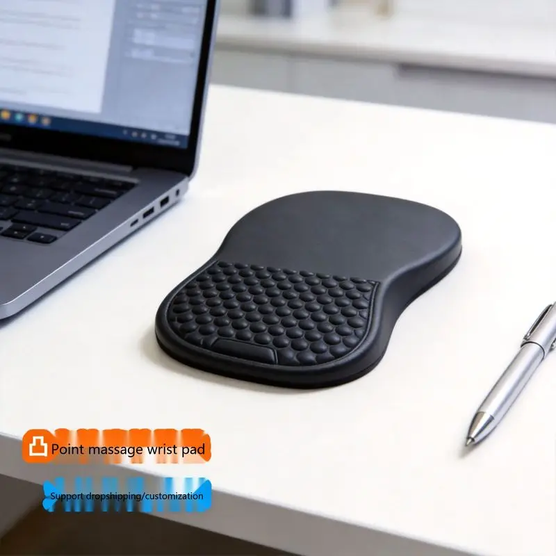 Silicone Wrist Rest Pad Ergonomic Slope Design 10 Colors Anti-Slip Desk Mat Office Gaming Support