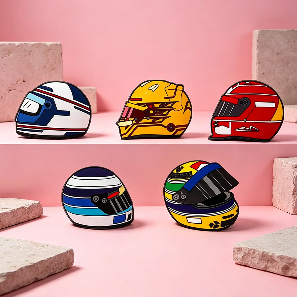 5Pcs Michael Schumacher Lewis Hamilton Racing Driver Helmet 