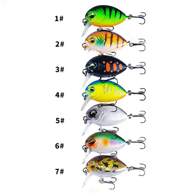 38mm 3.8g Mini Floating Bionic Crank Little Fatty Lure CHUBBY SSR Artificial Hard Bait Fishing Lure Wobbler Fishing Accessories