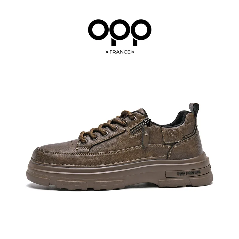 OPP Men's New work Shoes Running Blance Sports 574 Shoes safe Sneakers Genuine Leather work boots view 6